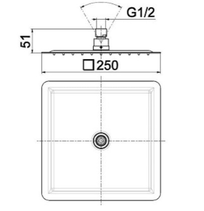 Розміри змішувача для ванни Armatura Morris (5244-510-00)