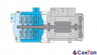 Самовсмоктуючий насос для води Calpeda MXHM 204/A (0.55 кВт, напір max 45 м) моноблочний, горизонтальний, багатоступінчатий однофазний 1