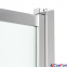 Ширма для ванной New Trendy Sensi 85x150, прозрачное стекло 1