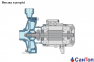 Центробежный насос для воды Calpeda B-NM 25/200A/C (3 кВт, напор max 50.3 м) моноблочный с резьбовыми раструбами  (корпус из бронзы) 1