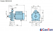 Центробежный насос для воды Calpeda B-NMD 20/110B/A (0.45 кВт, напор max 33 м) моноблочный с резьбовыми раструбами (корпус из бронзы) 1