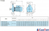 Відцентровий насос для води Calpeda NM4 25/200C/A (0.37 кВт, напір max 11.5 м) моноблочний 1