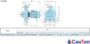 Відцентровий насос для води Calpeda NM4 80/20B/A (3 кВт, напір max 12.1 м) моноблочний 1