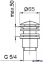 Уцінений донний клапан для раковини (Ø 65 мм) Armatura бежевий(кремовий) з отвором для переливу 0