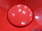 Умивальник Newarc Elipso 50 червоний, без переливу (460x170 мм) 3