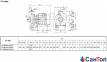 Відцентровий насос для води Calpeda B-NM 80/160C/C (11 кВт, напір max 28.7 м) моноблочний з фланцевими розтрубами (корпус з бронзи) 1