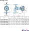 Циркуляционный насос для отопления Calpeda NCE HQ 40F-40/250 (0.11 кВт, напор max 4 м) с фланцевыми патрубками 0