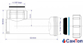 Сифон для умивальника McAlpine 1 1/4″ x 40 WHB1-40 з зворотним клапаном 0