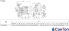 Відцентровий насос для води Calpeda NM EI 80/20B (22 кВт, напор max 46.5 м) моноблочний з інвертором I-MAT 3