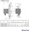 Циркуляционный насос для солнечного коллектора Calpeda NCE EL 15-70/130 (0.056 кВт, напор max 6.8 м) 0