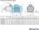 Самовсмоктуючий насос для води Calpeda MXH 2005 (5.5 кВт, напір max 89 м) моноблочний, горизонтальний, багатоступінчастий 0