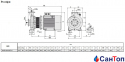 Центробежный насос для воды Calpeda NMS 80/250C/A (37 кВт, напор max 73.5 м) моноблочный с фланцевыми раструбами 0