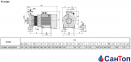 Відцентровий насос для води Calpeda B-NMS 100/200B/A (37 кВт, напір max 54 м) моноблочний з фланцевими розтрубами (корпус з бронзи) 0