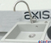 Гранітна кухонна мийка AXIS Mojito 60, сіра 1