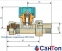 Комплект клапанів SCHLOSSER термостатичних Форма Прохідна, Білий GW M22x1,5 x GW 1/2 0