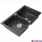 Гранітна кухонна мийка AXIS Mojito 160, чорна 2