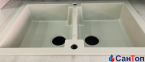 Гранітна кухонна мийка AXIS Mojito 160, сіра 1