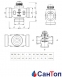 Термостатичний клапан триходовий CALIS-TS-RD (розподілення потоків до 100%)DN 32 (1 1/4