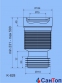 Гофротруба АниПласт для подключения унитаза раздвижная Ø110 L=231-500 мм. 0