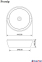 Умивальник Newarc Newart Countertop 42 білий, без переливу (410x410x140 мм) 0