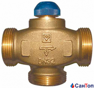 Термостатичний клапан триходовий  Herz CALIS-TS-RD (розподілення потоків до 100%), DN 15 (1/2)