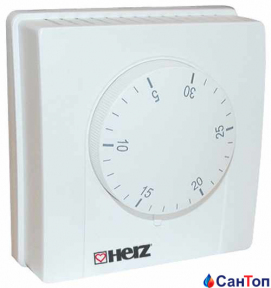 Механічний регулятор кімнатної температури Herz, без таймера, 230В/24 В