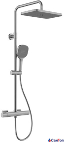 Душова система Armatura Malaga Gun Metal Grey зі змішувачем