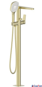 Підлоговий змішувач для ванни Armatura Malaga Brushed Light Gold