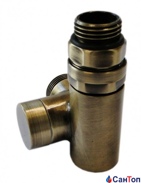Клапан зворотного потоку SCHLOSSER  Combi Plus, антична латунь, форма права GW M22x1,5 x 16 × 2
