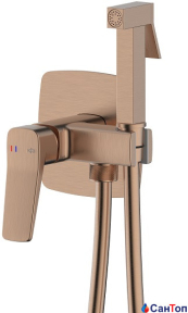Смеситель для биде Armatura Malaga Brushed Rose Gold скрытого монтажа