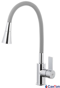 Смеситель для кухни Armatura Rumba Duo Chrome-Grey