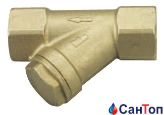 Фільтр-грязьовик HERZ 2662  водяний (розмір комірки 0.5 мм) DN25 (1