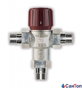 Трехходовой термостатический смесительный клапан WATTS 61CM 3/4