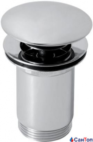 Уцінений донний клапан Armatura для умивальника (Ø 65 мм) з отвором для переливу