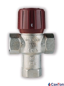 Триходовий термостатичний змішувальний клапан WATTS 62C 1