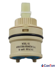 Головка керамічна Armatura W35L-10 для змішувачів Mokait, Amazonit