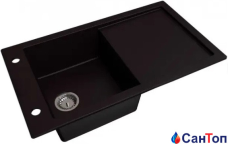 Гранітна кухонна мийка AXIS Tramontana, dark chocolate