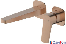 Смеситель для умывальника Armatura Malaga Brushed Rose Gold скрытого монтажа