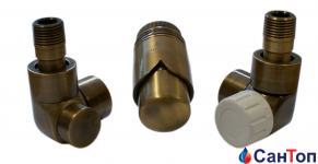 Комплект SCHLOSSER Lux термостатический Латунь Антик Форма осевая, левый GZ 1/2 x GW 1/2