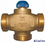 Термостатичний клапан триходовий  Herz CALIS-TS-RD (розподілення потоків до 100%), DN 15 (1/2)