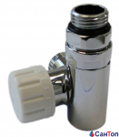 Клапан SCHLOSSER Combi Plus термостатический, хром, форма правая GW M22x1,5 x 15×1