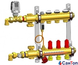 Модуль регулирования Herz COMPACTFLOOR light  для напольного отопления (без насоса), 6 выходов