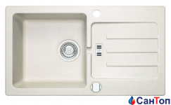 Гранітна кухонна мийка AXIS Malibu 40, сіра