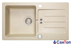 Гранітна кухонна мийка AXIS Malibu 40, бежева