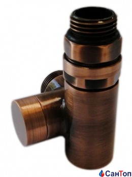 Клапан зворотного потоку SCHLOSSER  Combi Plus, антична мідь, форма права GW M22x1,5 x 15 × 1