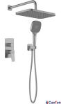 Душова система Armatura Malaga Gun Metal Grey прихованого монтажу