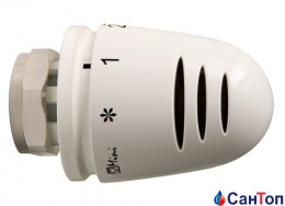 Термостатична головка Herz Mini діапазон 6-30 ° С з рідинним датчиком, з приєднувальних різьбленням М28 x1.5