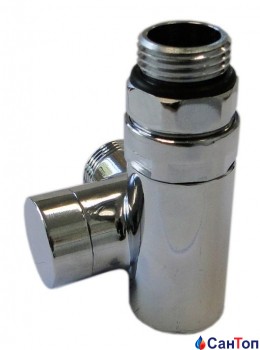 Клапан обратного потока SCHLOSSER  Combi Plus , хромированный, форма правая GW M22x1,5 x 15×1
