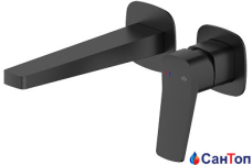 Смеситель для умывальника Armatura Malaga Black скрытого монтажа