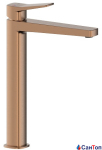 Смеситель для умывальника Armatura Malaga Brushed Rose Gold (высокий)